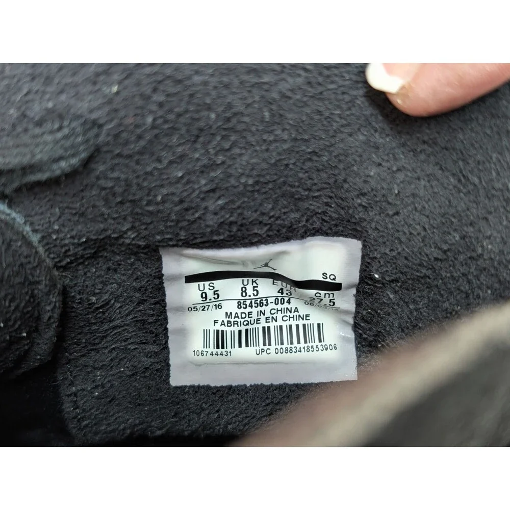 Jordan Westbrook 0.2 Black Why Not? Black Suede 854563-004 Size 9.5